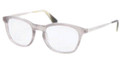 PRADA Eyeglasses PR 01PV MAW1O1 Striped Opal Grey 52MM