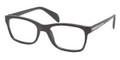 PRADA Eyeglasses PR 19PV 1AB1O1 Blk 55MM