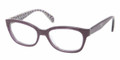 PRADA Eyeglasses PR 20PV MAT1O1 Violet Roll 52MM