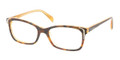 PRADA Eyeglasses PR 23OV FAL1O1 Havana Yellow 52MM