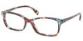 PRADA Eyeglasses PR 23OV NAG1O1 Havana Spotted Blue 52MM
