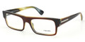 PRADA Eyeglasses PR 24PV EAP1O1 Br Horn Striped 53MM