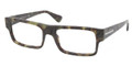 PRADA Eyeglasses PR 24PV LAB1O1 Grn Havana 53MM