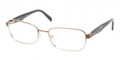 PRADA Eyeglasses PR 62OV AAX1O1 Br Grad 55MM