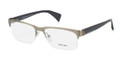 PRADA Eyeglasses PR 67PV 7S51O1 Brushed Gunmtl 54MM