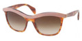 PRADA Sunglasses PR 19PS LAV0A6 Top Pink Havana 55MM