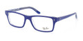 Ray Ban Eyeglasses RX 5225 5187 Blue Transp 52MM