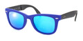Ray Ban Sunglasses RB 4105 602017 Matte Blue 54MM