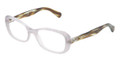 D&G Eyeglasses DD 1247 2598 Transp Matte Gray 52MM