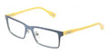 D&G Eyeglasses DD 5115 1153 Matte Blue Yellow 50MM