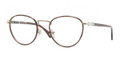 PERSOL Eyeglasses PO 2410VJ 992 Matte Dark Br 49MM