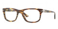 PERSOL Eyeglasses PO 3029V 938 Grn Striped Br 50MM
