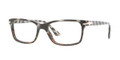 PERSOL Eyeglasses PO 3030V 965 Dark Horn Striped Whi 50MM