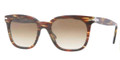 PERSOL Sunglasses PO 2999S 938/51 Grn Striped Br 52MM