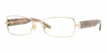 BURBERRY Eyeglasses BE 1168 1002 Burberry Gold 51MM