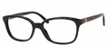 GUCCI Eyeglasses 3629 0DXF Blk Glitter Gold 53MM