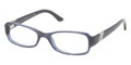 RALPH LAUREN Eyeglasses RL 6075 5276 Blue Transp 50MM