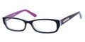 JUICY COUTURE Eyeglasses 125 0W46 Blk Multi Striped 50MM