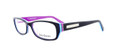 JUICY COUTURE Eyeglasses 125 0W46 Blk Multi Striped 52MM