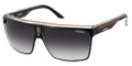 CARRERA Sunglasses 22/S 0XAM Shiny Blk Wht 63MM