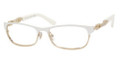 JIMMY CHOO Eyeglasses 78 08T1 Ivory Rose Gold 53MM
