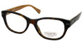COACH Eyeglasses HC 6029 5001 Dark Tort 49MM