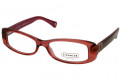 COACH Eyeglasses HC 6033B 5032 Burg Demo Lens 49MM