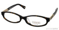 COACH Eyeglasses HC 6037 5001 Dark Tort 49MM