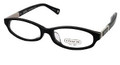 COACH Eyeglasses HC 6037 5002 Blk 49MM