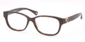COACH Eyeglasses HC 6038F Amara 5001 Dark Tort 53MM