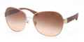 Coach Sunglasses HC 7016 910913 Gold Sand Beige 61MM