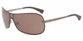EMPORIO ARMANI Sunglasses EA 2008 302573 Br Demi Shiny 35MM