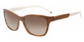 EMPORIO ARMANI Sunglasses EA 4004F 504713 Striped Br/Cream 56MM