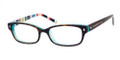KATE SPADE Eyeglasses LUCYANN 0X77 Tort Aqua Striped 49MM