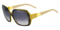 LACOSTE Sunglasses L629S 215 Havana Grn Mustard 55MM
