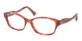 MIU MIU Eyeglasses MU 03IV GAT1O1 Red Havana 53MM