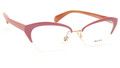 MIU MIU Eyeglasses MU 50LV LA91O1 Gold Pink 52MM
