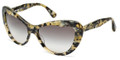 MIU MIU Sunglasses MU 04OS MAM0A7 Grey Horn Wht Havana 57MM
