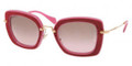 MIU MIU Sunglasses MU 07OS OAM5P1 Fuxia/Bordeaux 52MM