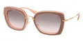 MIU MIU Sunglasses MU 07OS OAO1E2 Antique Pink/Br 52MM