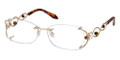 ROBERTO CAVALLI Eyeglasses RC0695 028 Shiny Rose Gold 54MM