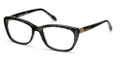 ROBERTO CAVALLI Eyeglasses RC0715 05A Blk Smoke 54MM