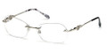 ROBERTO CAVALLI Eyeglasses RC0718 016 Shiny Palladium 55MM