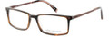 JOHN VARVATOS Eyeglasses V336 AF Br Horn 55MM