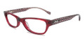 LUCKY BRAND Eyeglasses ROUTE 66 Red 51MM