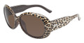 LUCKY BRAND Sunglasses DEL MAR Leopard 57MM