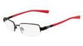 NIKE Eyeglasses 4245 001 Shiny Blk Red 51MM
