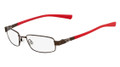 NIKE Eyeglasses 4247 214 Shiny Walnut Red 52MM