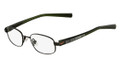 NIKE Eyeglasses 4670 001 Blk Chrome Grn 45MM