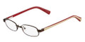 NIKE Eyeglasses 5566 226 Br Beige Dark Red 47MM